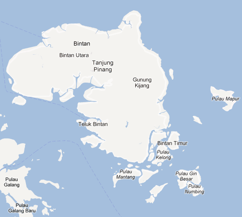 Ile de Bintan - Indonésie